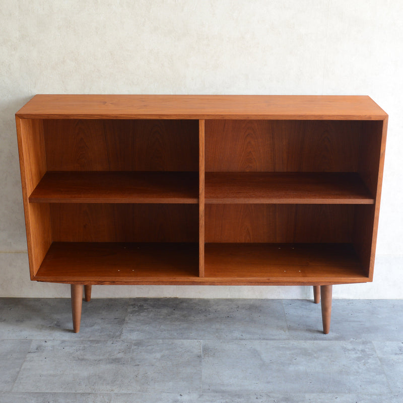 デンマーク ヴィンテージ　チーク2段ブックシェルフ5-36（ウッドオイル仕上）