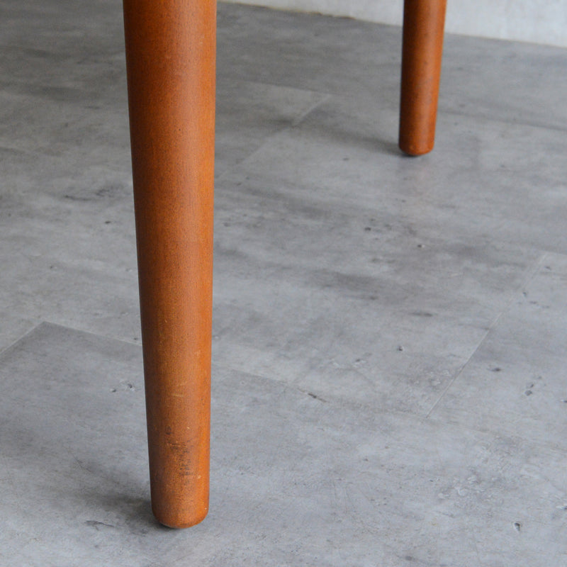 Jentique コンパクト エクステンション ラウンドテーブル 03(天板剥離再塗装済)