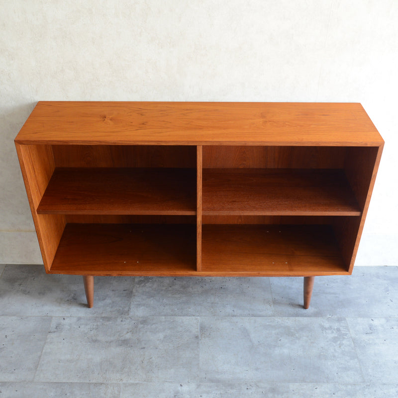 デンマーク ヴィンテージ　チーク2段ブックシェルフ5-36（ウッドオイル仕上）