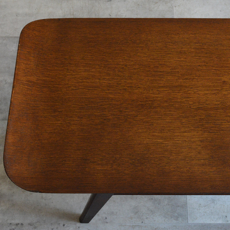 60S ローテーブル  38(オーク・ウイング）天板剝離再塗装済