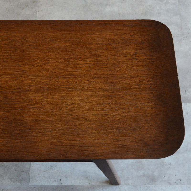 60S ローテーブル  38(オーク・ウイング）天板剝離再塗装済