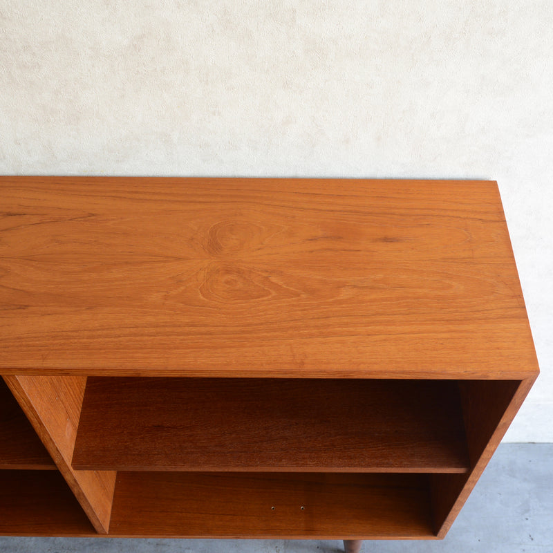 デンマーク ヴィンテージ　チーク2段ブックシェルフ5-36（ウッドオイル仕上）