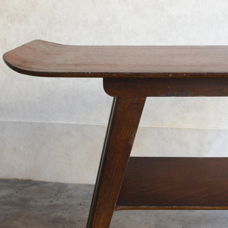 60S ローテーブル  38(オーク・ウイング）天板剝離再塗装済