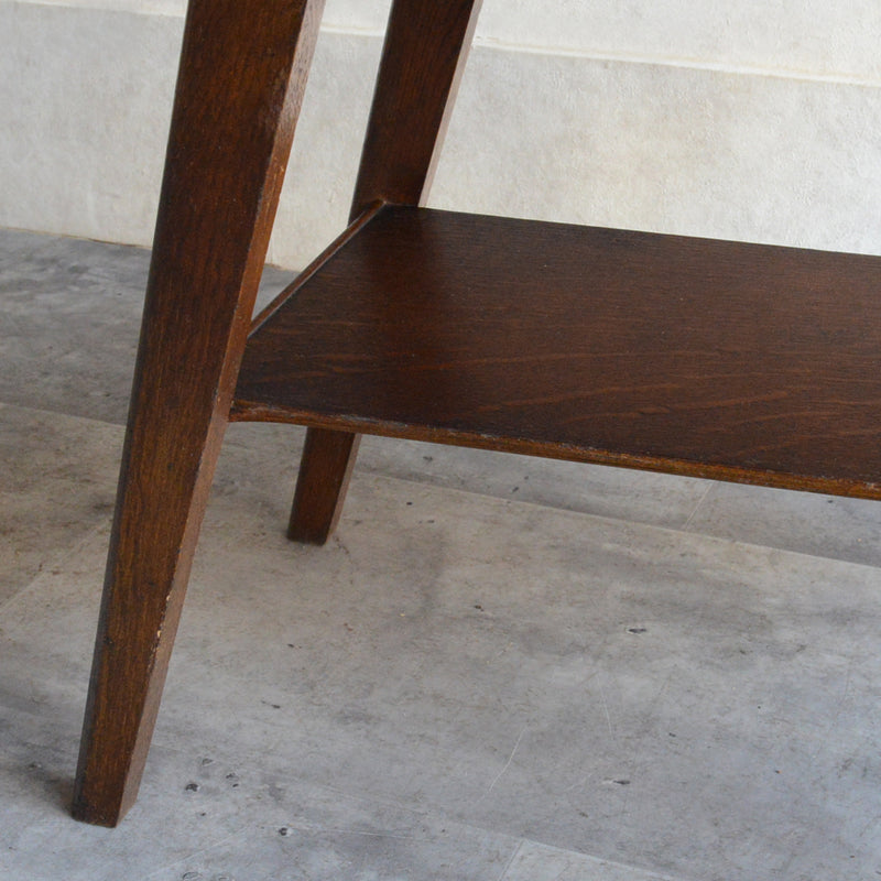 60S ローテーブル  38(オーク・ウイング）天板剝離再塗装済