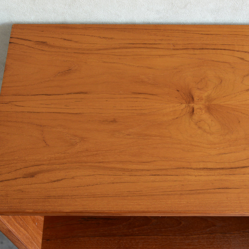 デンマーク ヴィンテージ　チーク2段ブックシェルフ5-36（ウッドオイル仕上）