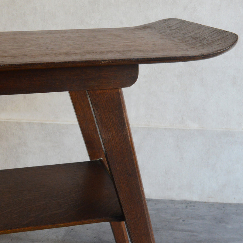 60S ローテーブル  38(オーク・ウイング）天板剝離再塗装済