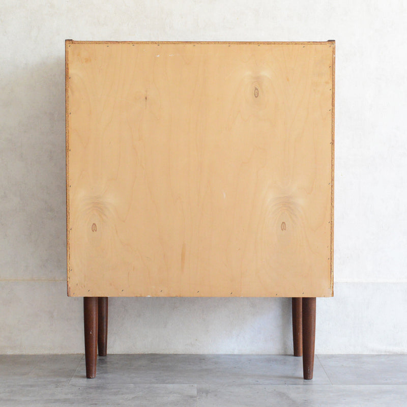 デンマークヴィンテージ  チーク５段スモールチェスト D-７