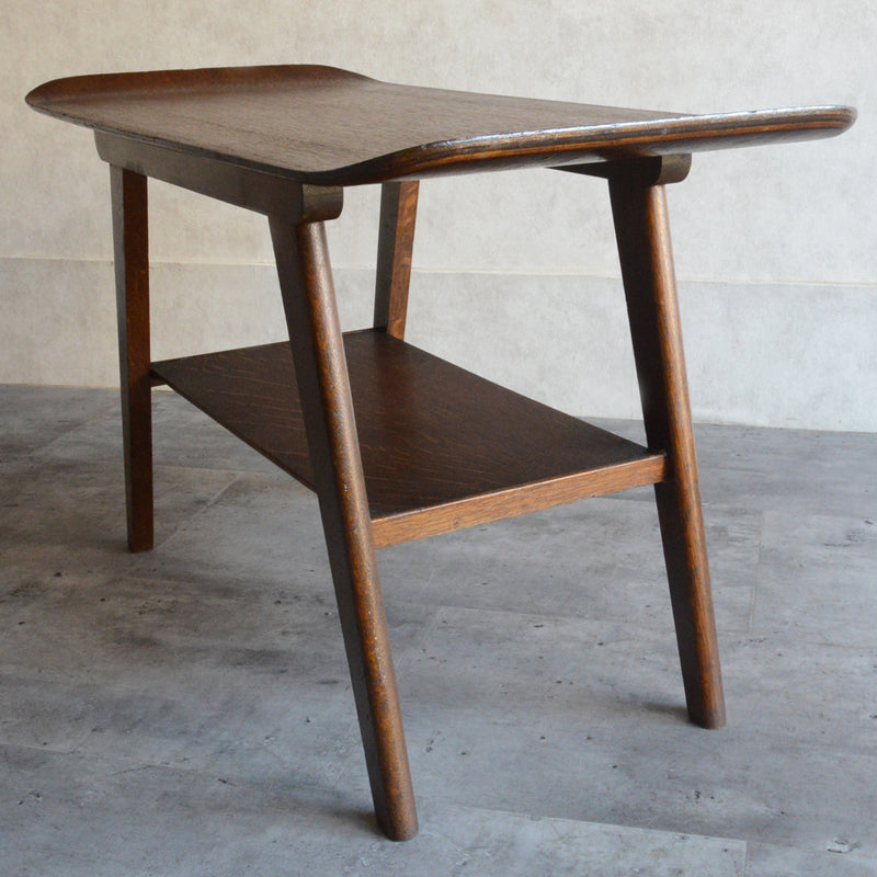 60S ローテーブル  38(オーク・ウイング）天板剝離再塗装済