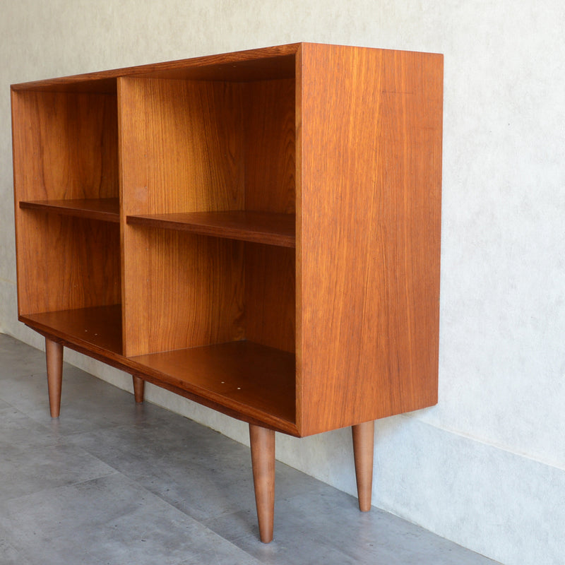 デンマーク ヴィンテージ　チーク2段ブックシェルフ5-36（ウッドオイル仕上）