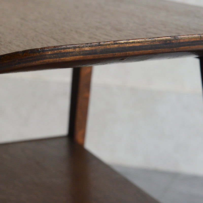 60S ローテーブル  38(オーク・ウイング）天板剝離再塗装済