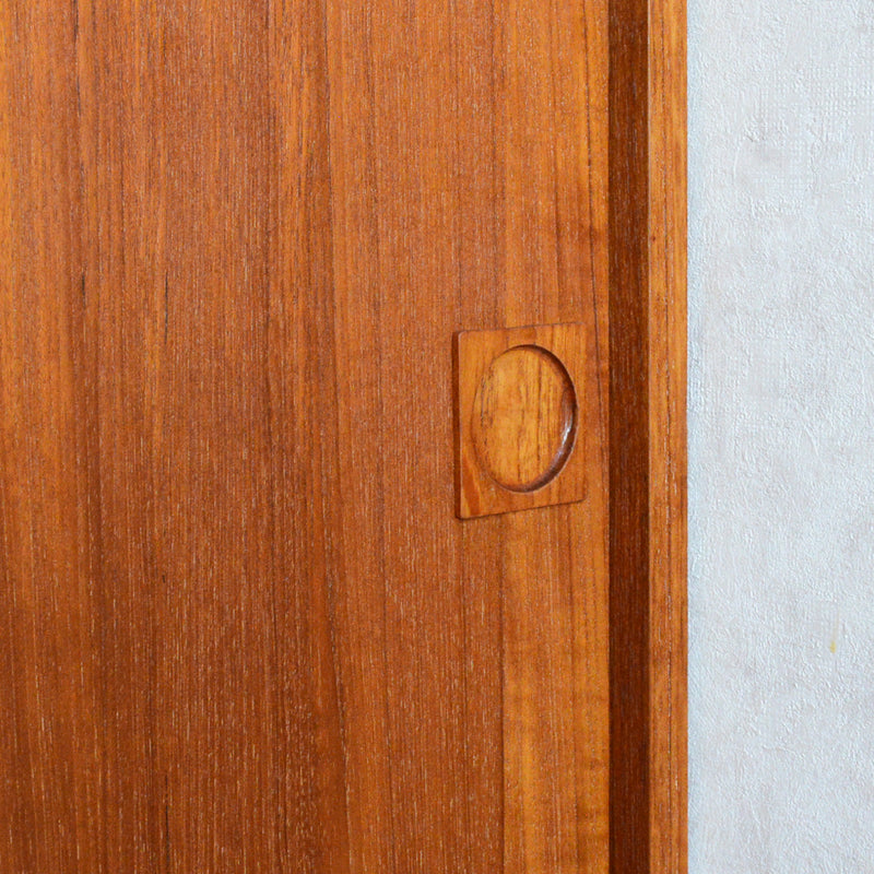 デンマーク ヴィンテージ Farso Mobelfabrik 木扉付シェルフ(3段）5-153