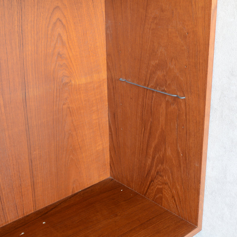 デンマーク ヴィンテージ　チーク2段ブックシェルフ5-36（ウッドオイル仕上）