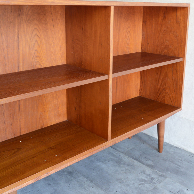 デンマーク ヴィンテージ　チーク2段ブックシェルフ5-36（ウッドオイル仕上）