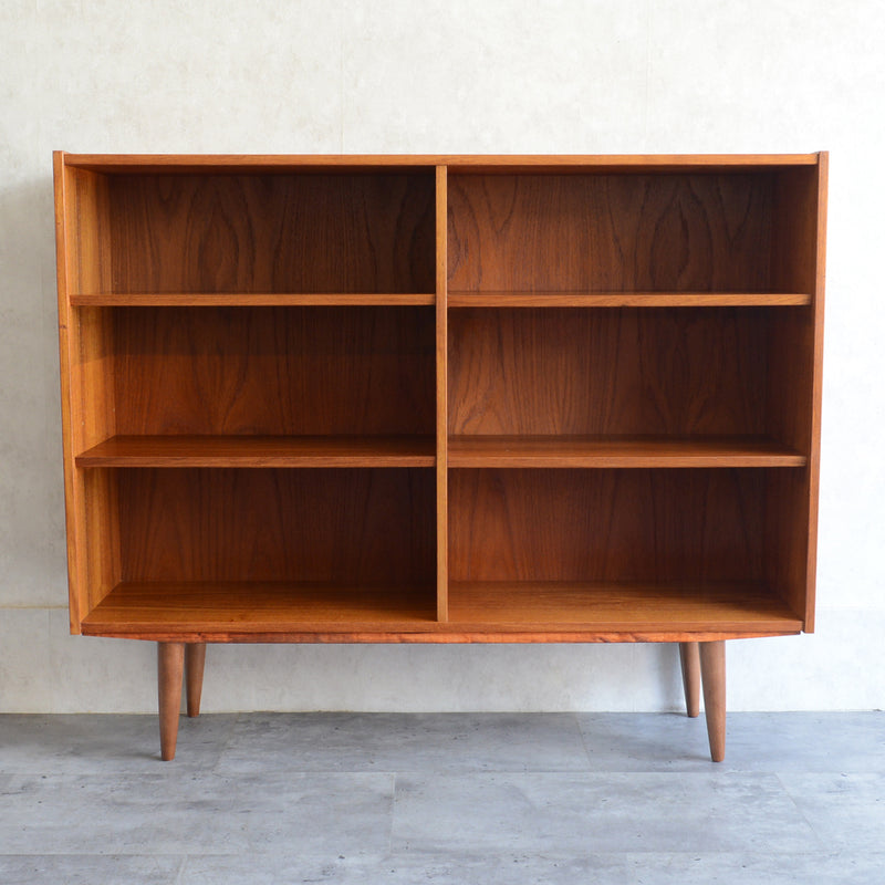 デンマーク ヴィンテージ　チークオープンシェルフ 5-17(オイル仕上）