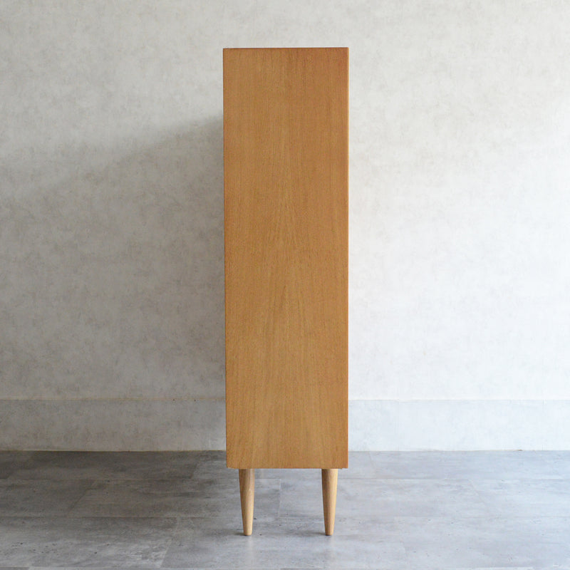 デンマーク ヴィンテージ　オーク シェルフ（木扉付）5-69