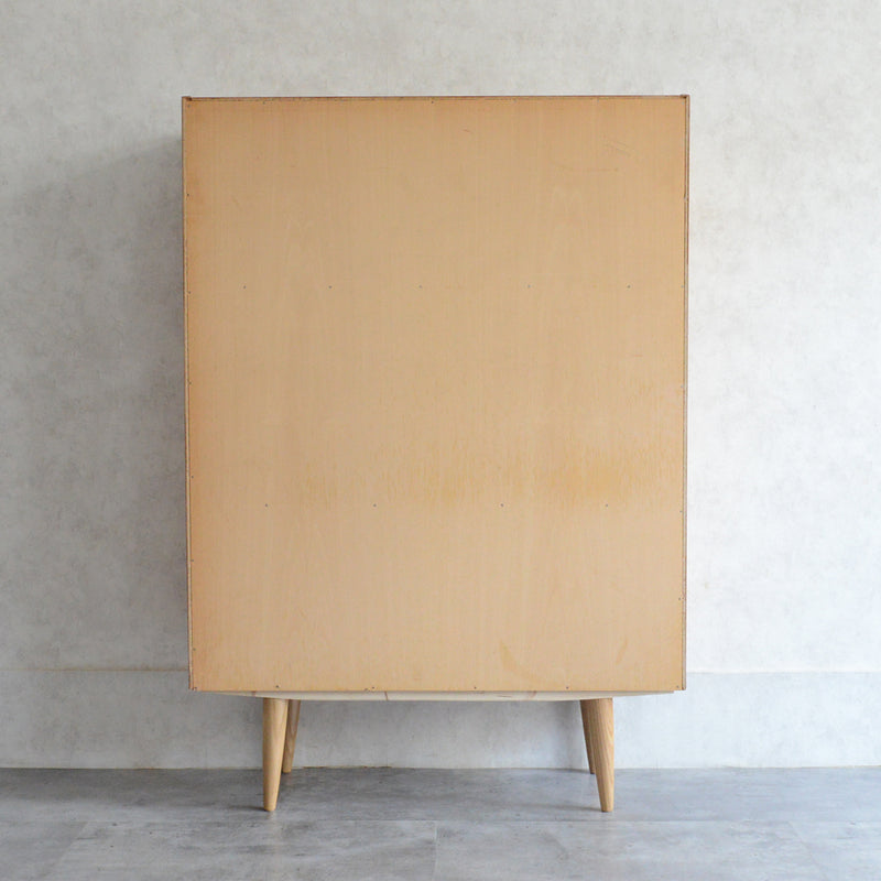 デンマーク ヴィンテージ　オーク シェルフ（木扉付）5-69