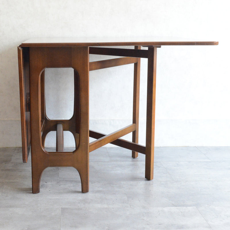 ミッドセンチュリー ヴィンテージ　ゲートレッグ  ダイニングテーブル 37(天板剝離再塗装済）