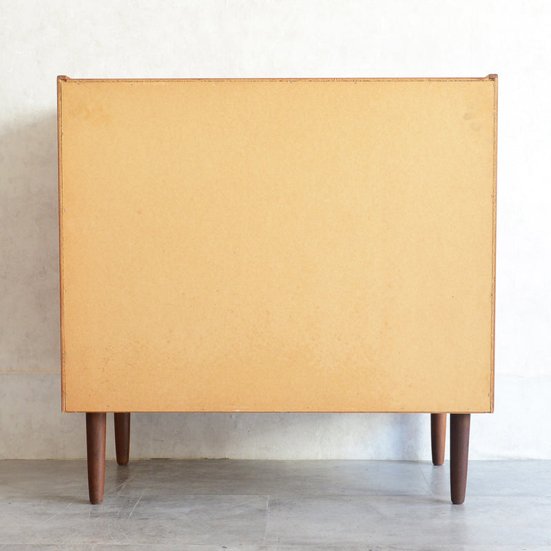 デンマーク ヴィンテージ  チーク ４段チェスト 5-41 (ウッドオイル仕上）