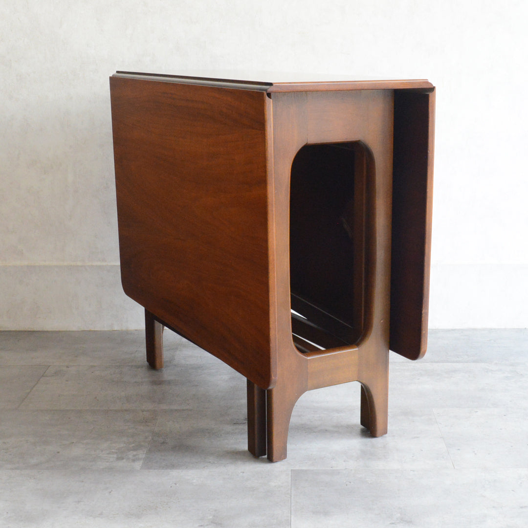 ミッドセンチュリー ヴィンテージ　ゲートレッグ  ダイニングテーブル 37(天板剝離再塗装済）