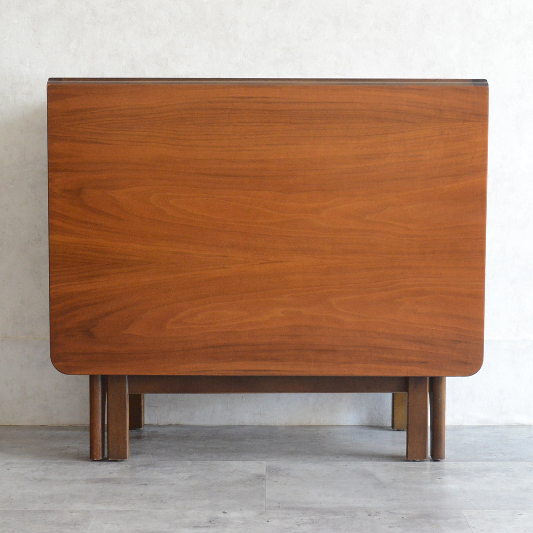 ミッドセンチュリー ヴィンテージ　ゲートレッグ  ダイニングテーブル 37(天板剝離再塗装済）