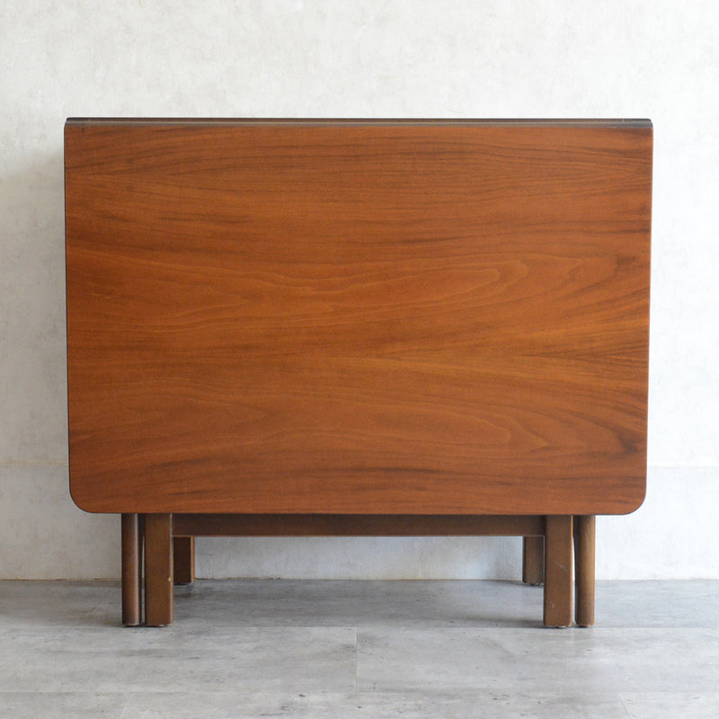 ミッドセンチュリー ヴィンテージ　ゲートレッグ  ダイニングテーブル 37(天板剝離再塗装済）