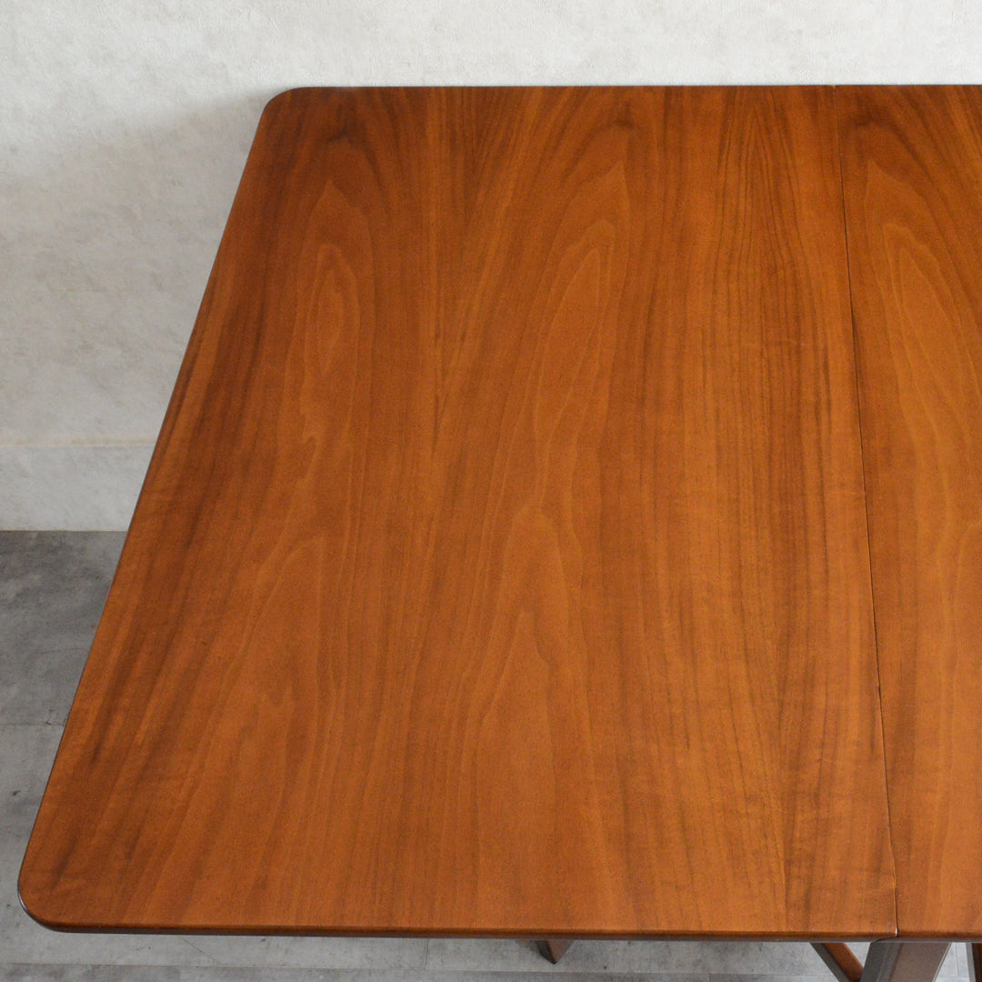 ミッドセンチュリー ヴィンテージ　ゲートレッグ  ダイニングテーブル 37(天板剝離再塗装済）