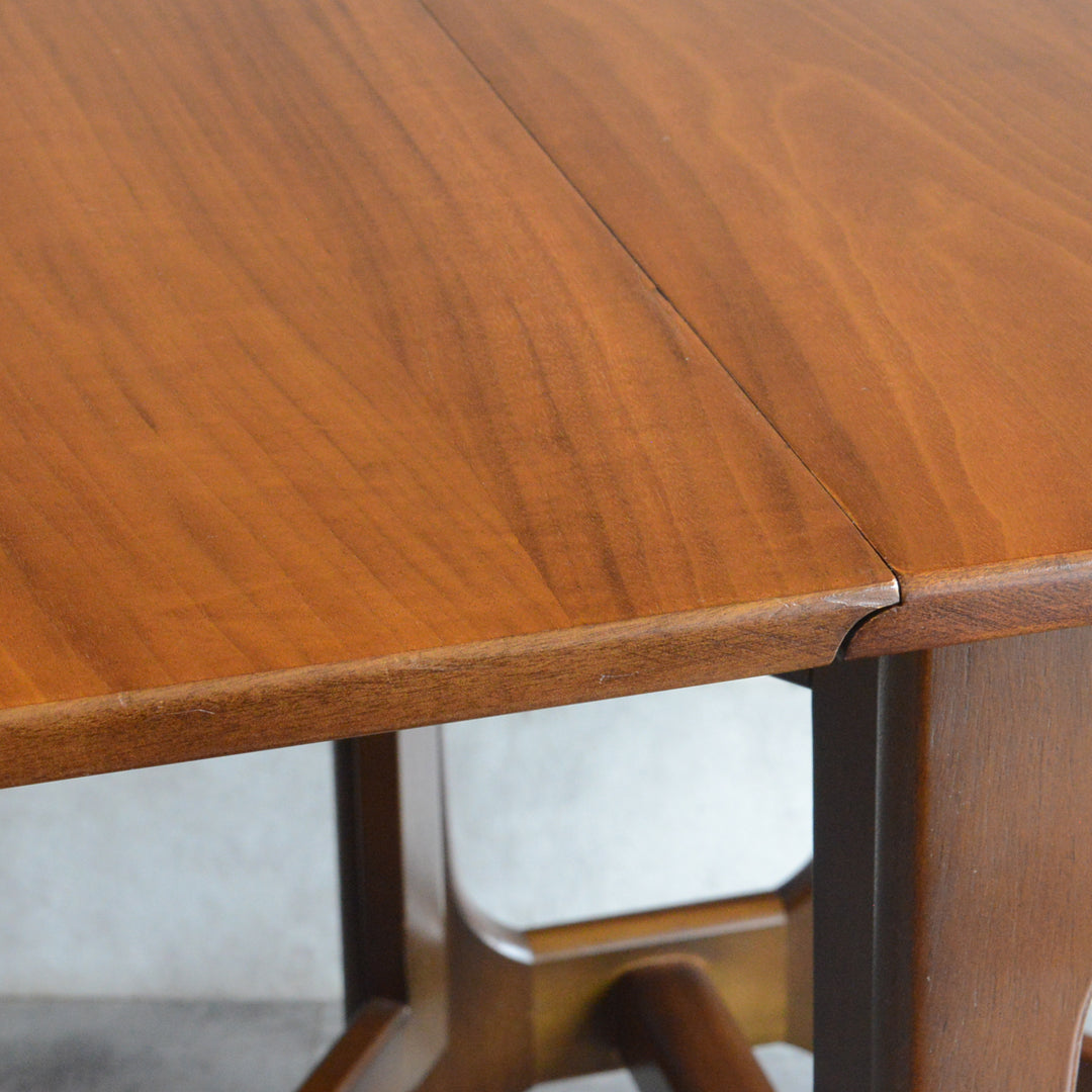 ミッドセンチュリー ヴィンテージ　ゲートレッグ  ダイニングテーブル 37(天板剝離再塗装済）