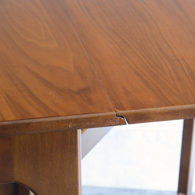 ミッドセンチュリー ヴィンテージ　ゲートレッグ  ダイニングテーブル 37(天板剝離再塗装済）