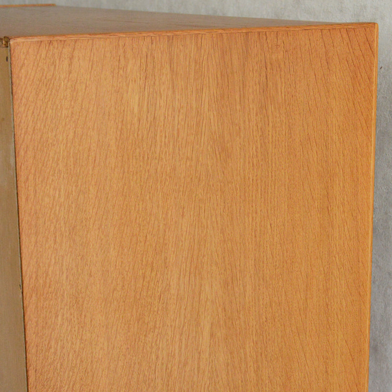 デンマーク ヴィンテージ　オーク シェルフ（木扉付）5-69