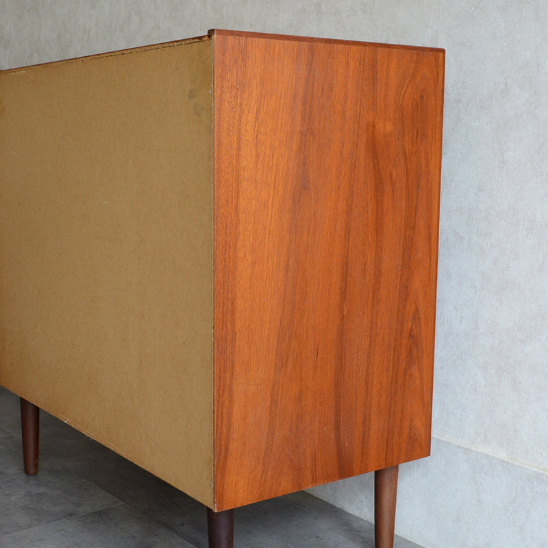 デンマーク ヴィンテージ  チーク ４段チェスト 5-41 (ウッドオイル仕上）