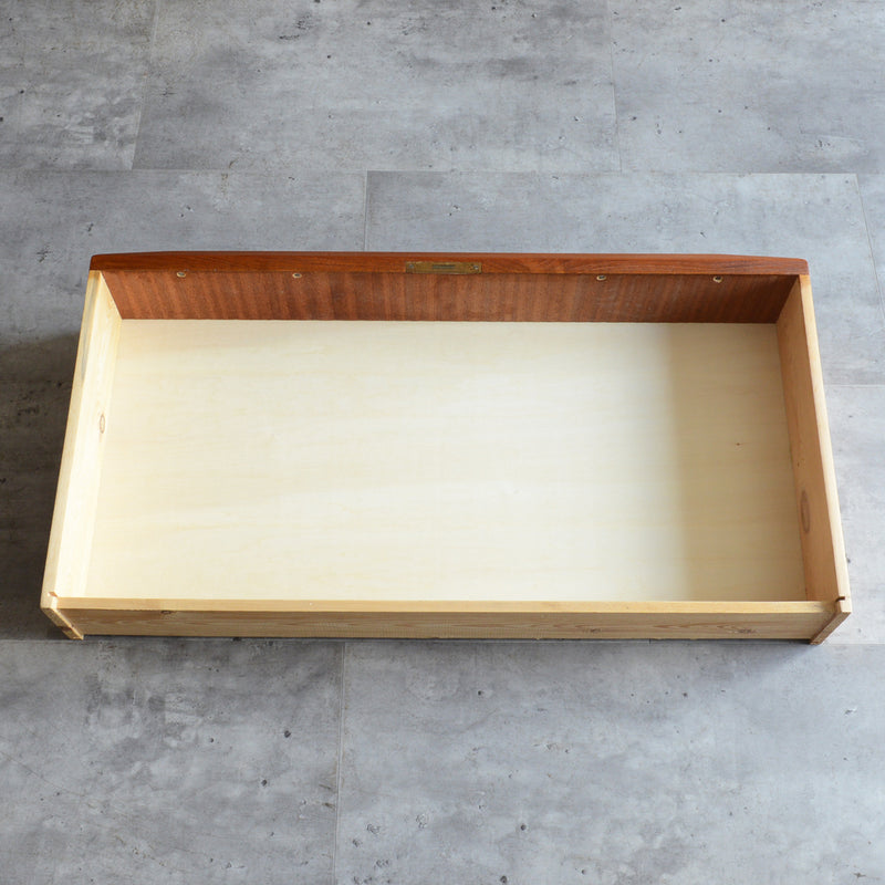 デンマーク ヴィンテージ  チーク ４段チェスト 5-41 (ウッドオイル仕上）