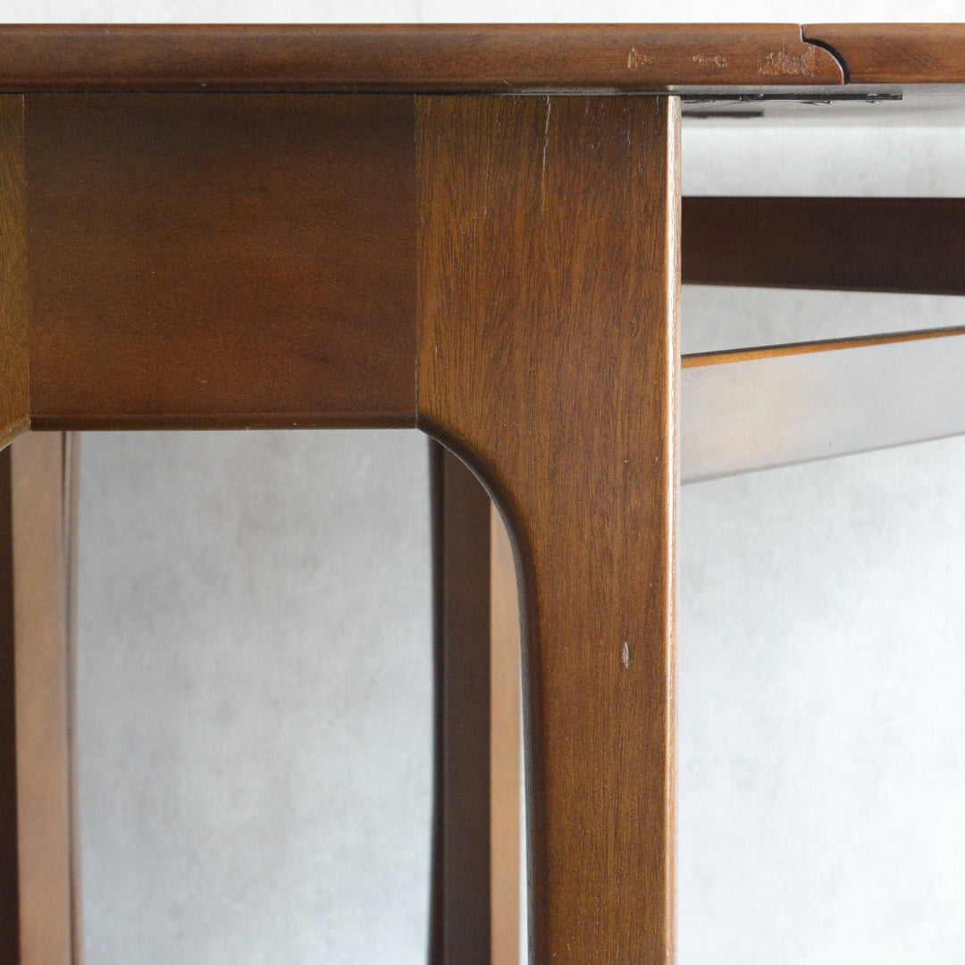 ミッドセンチュリー ヴィンテージ　ゲートレッグ  ダイニングテーブル 37(天板剝離再塗装済）