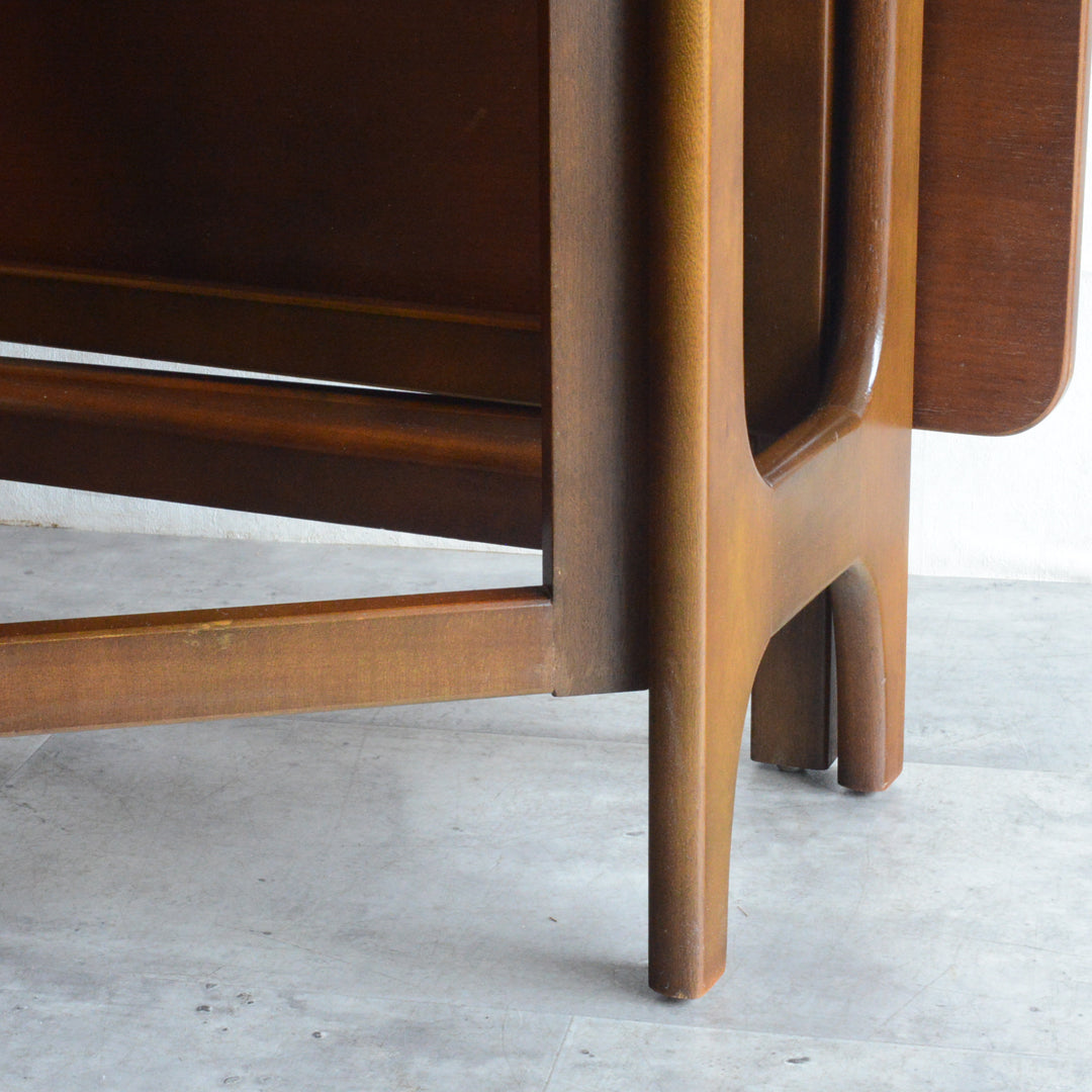 ミッドセンチュリー ヴィンテージ　ゲートレッグ  ダイニングテーブル 37(天板剝離再塗装済）