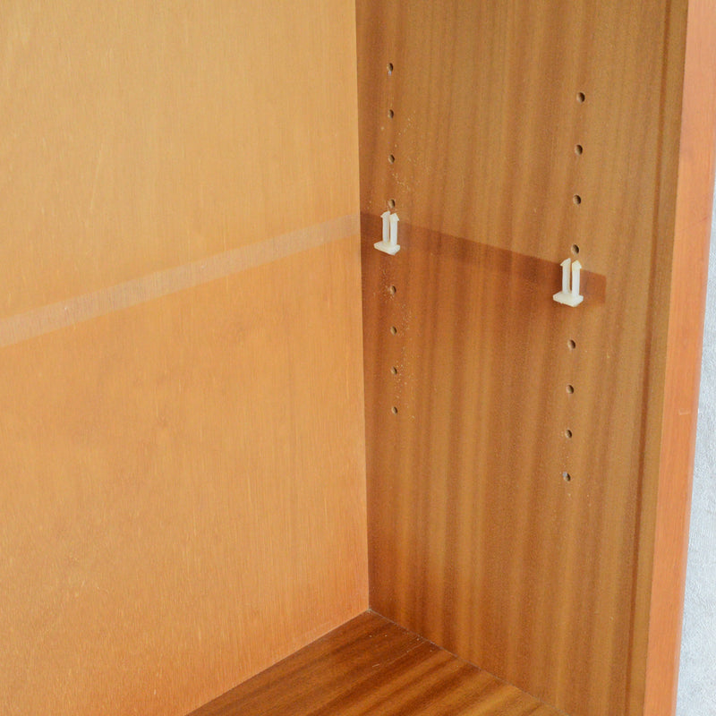 Herbert E. Gibbs ガラスキャビネット(木扉付）64（天板剝離再塗装済）