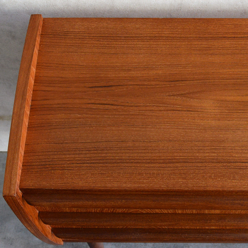 デンマーク ヴィンテージ チークチェスト3段　6-16