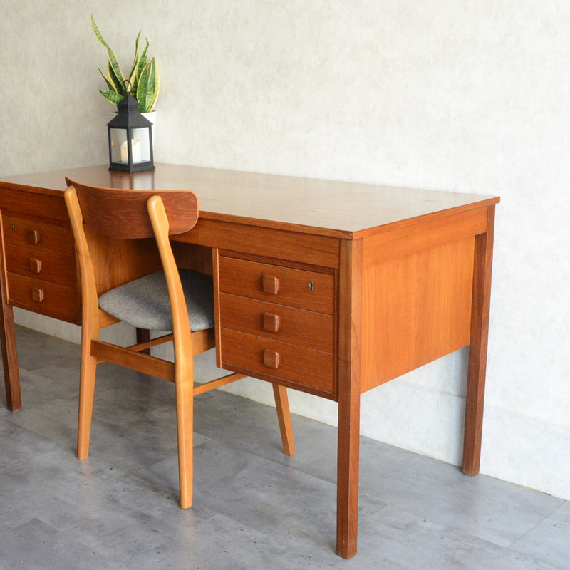 Domino mobler　デンマーク ヴィンテージ　チークデスク 8-20　