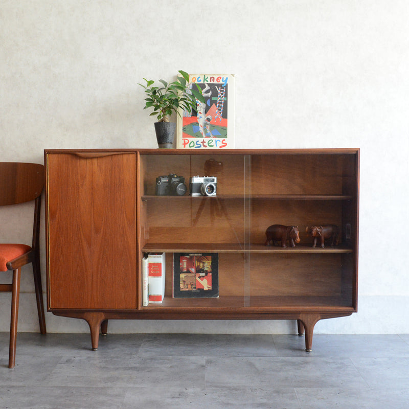 McINTOSH マッキントッシュ　ガラスキャビネット5-136 （木扉付）