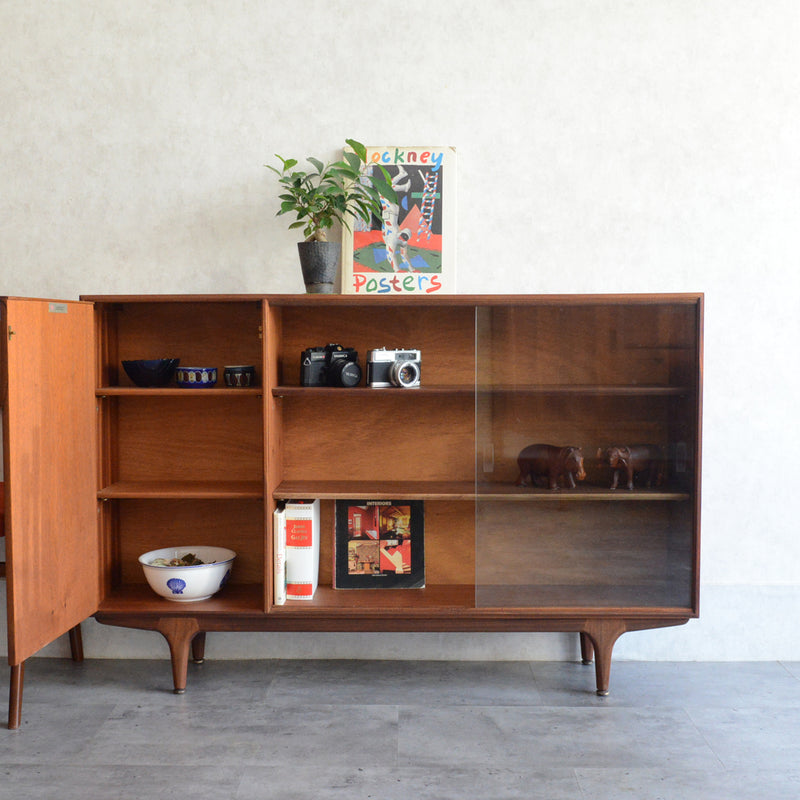 McINTOSH マッキントッシュ　ガラスキャビネット5-136 （木扉付）