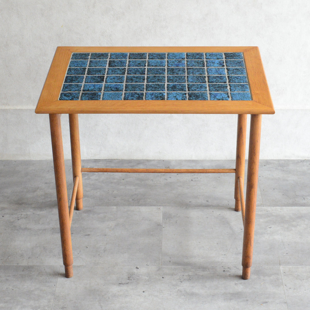 デンマーク ヴィンテージ タイルトップ サイドテーブル 8-47　