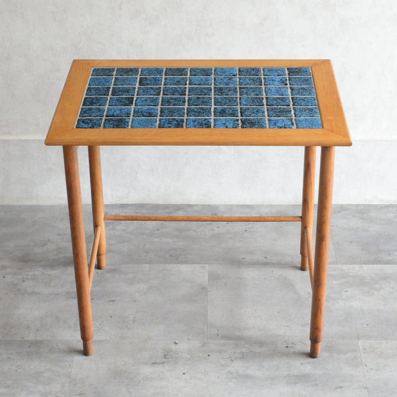 デンマーク ヴィンテージ タイルトップ サイドテーブル 8-47　