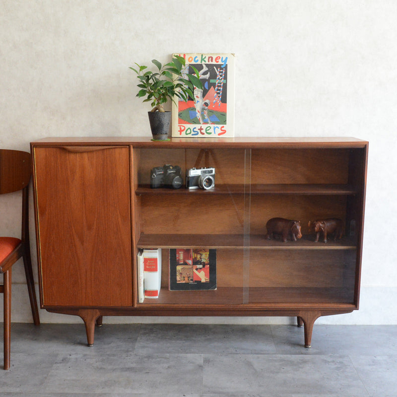 McINTOSH マッキントッシュ　ガラスキャビネット5-136 （木扉付）