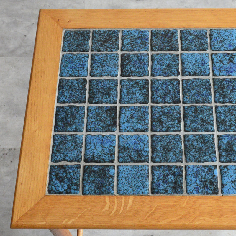 デンマーク ヴィンテージ タイルトップ サイドテーブル 8-47　