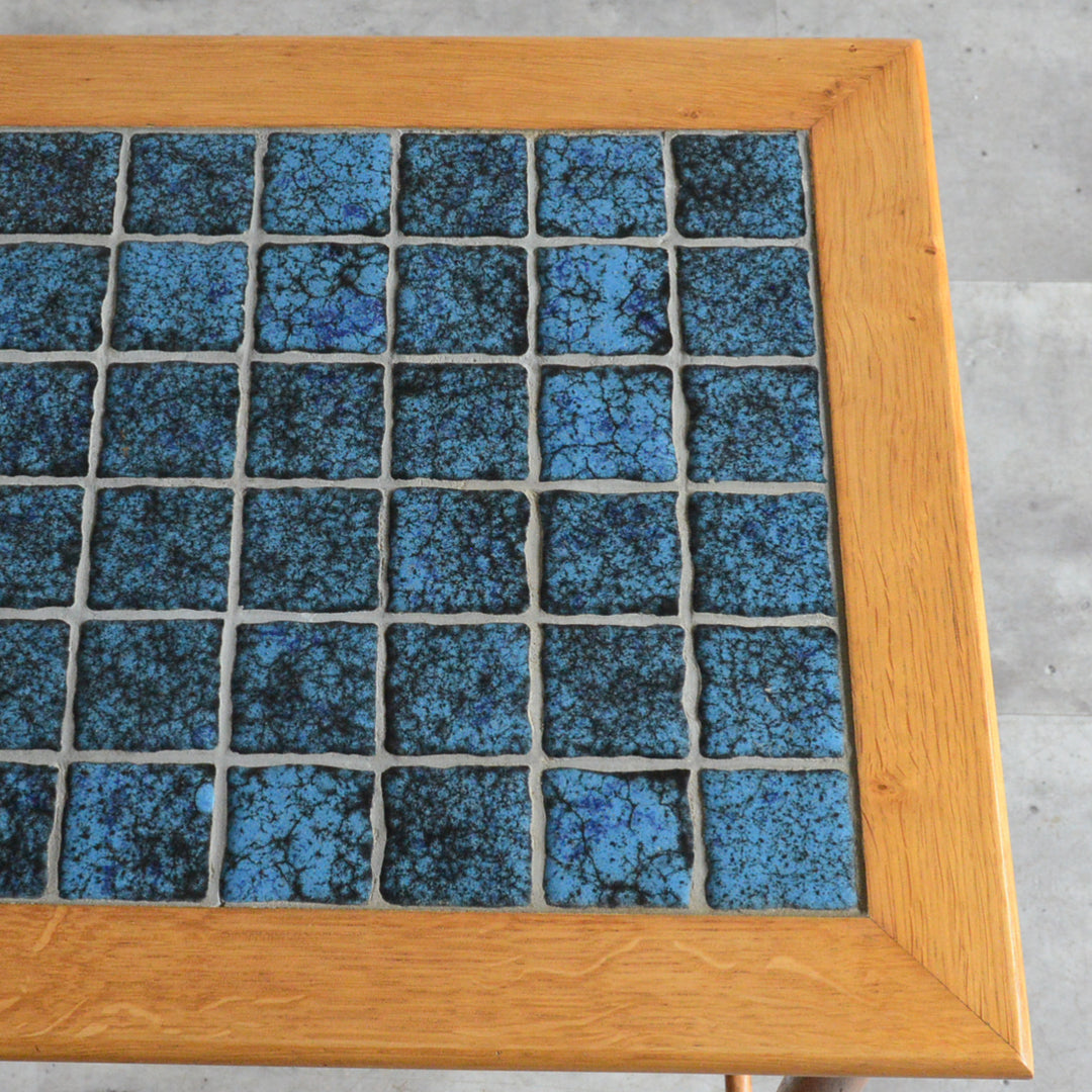 デンマーク ヴィンテージ タイルトップ サイドテーブル 8-47　