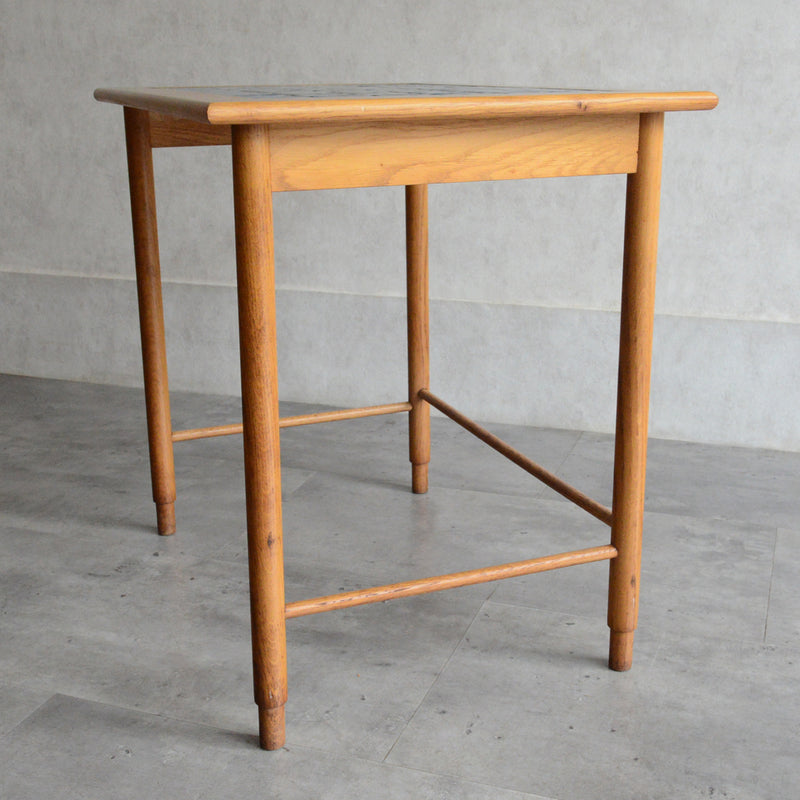 デンマーク ヴィンテージ タイルトップ サイドテーブル 8-47　