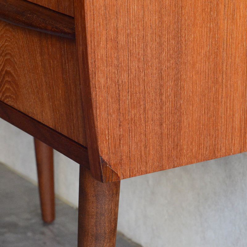 デンマーク ヴィンテージ チークチェスト3段　6-16