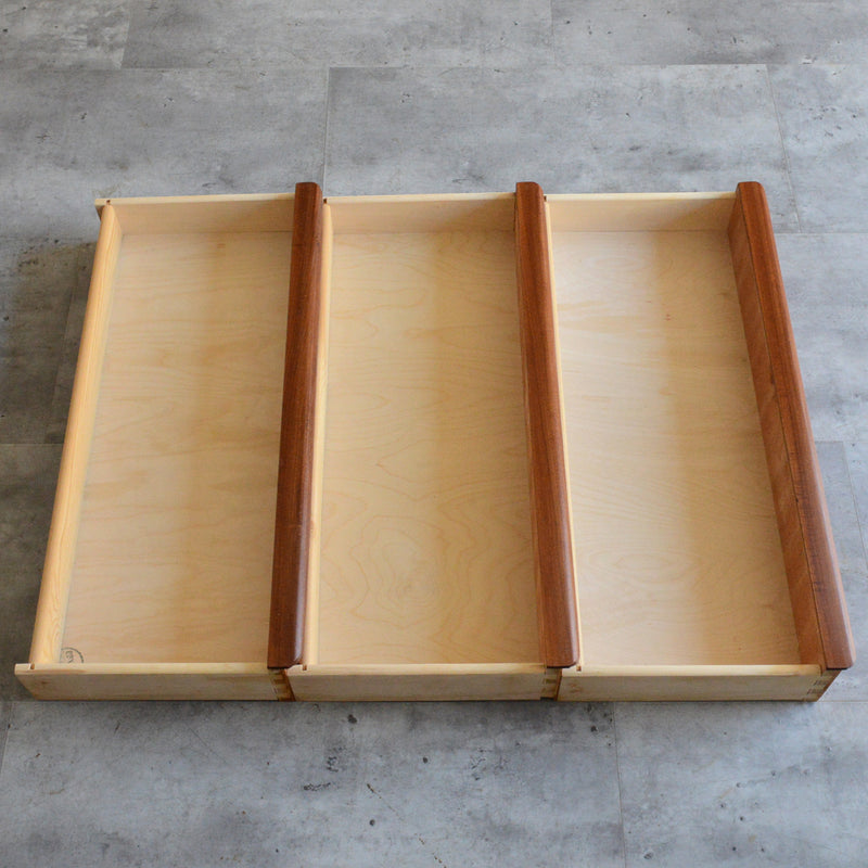 デンマーク ヴィンテージ チークチェスト3段　6-16