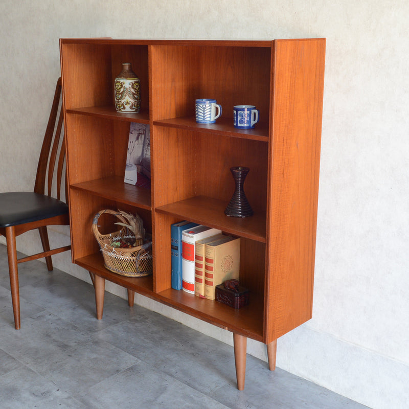 デンマーク ヴィンテージ チーク 3段ブックシェルフ 5-39