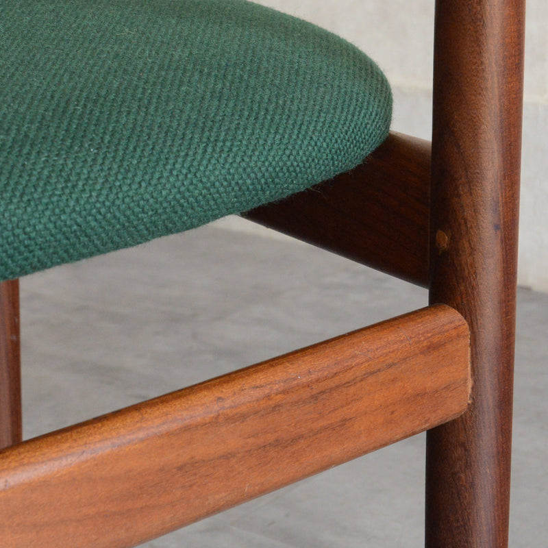 G-PLAN IbKofod-Larsen チークダイニングチェア12(張替済グリーン）