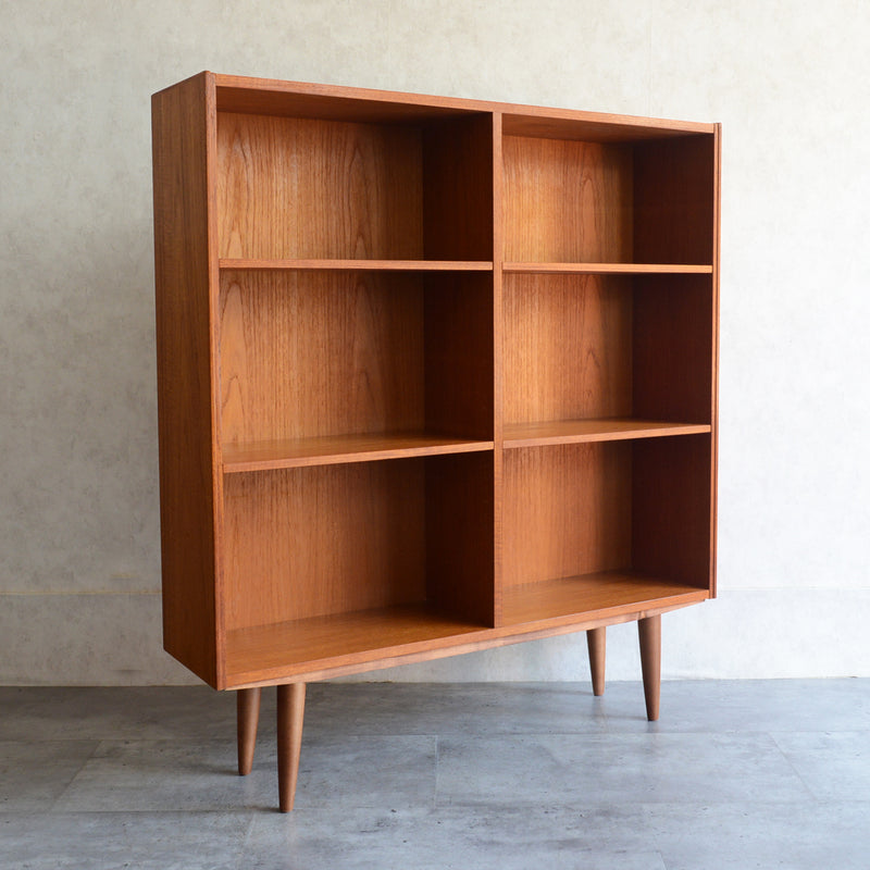 デンマーク ヴィンテージ チーク 3段ブックシェルフ 5-39