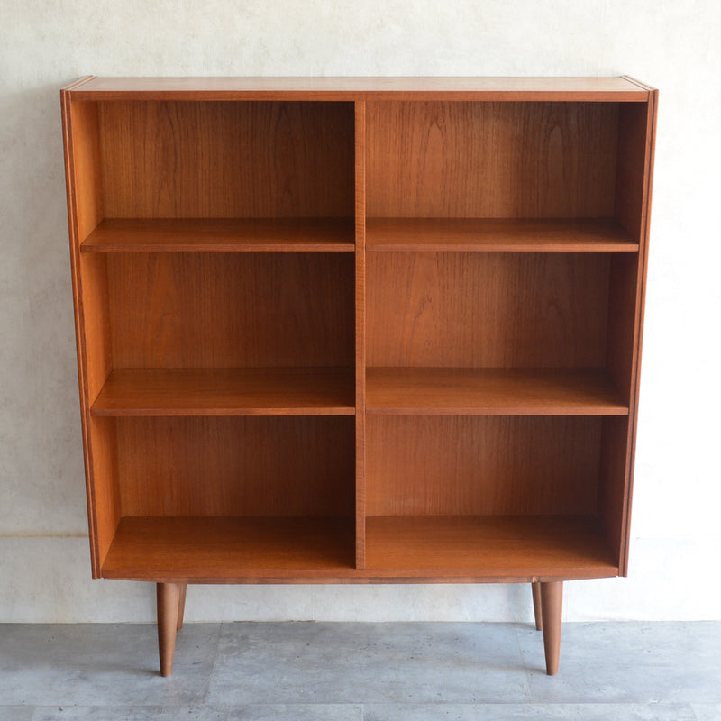デンマーク ヴィンテージ チーク 3段ブックシェルフ 5-39